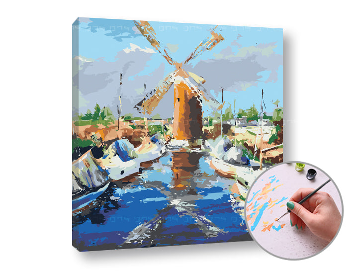 Slikanje po številkah MLYN
