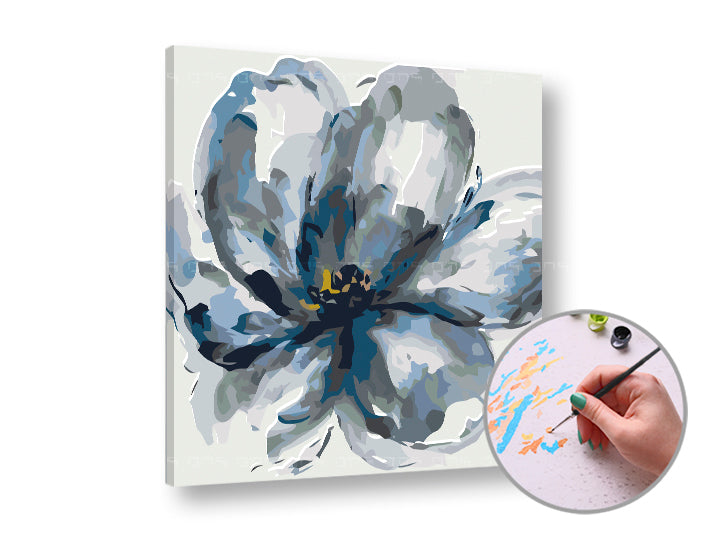 Slikanje po številkah MYSTIC FLOWER | nizka težavnost – pogled 2