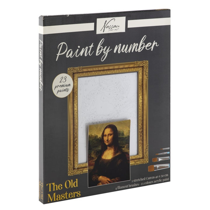 Slikanje po številkah Nassau Mona Lisa