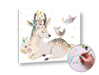 Slikanje po številkah SRNČEK BAMBI | nizka težavnost – pogled 3