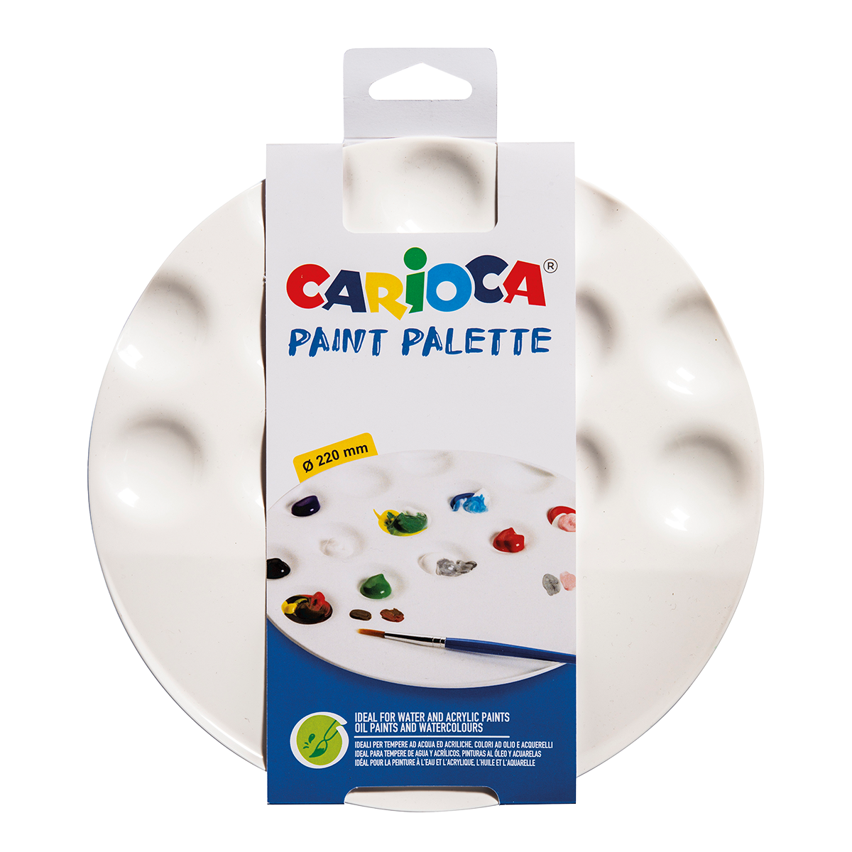 Slikarska paleta Carioca za 13 barv