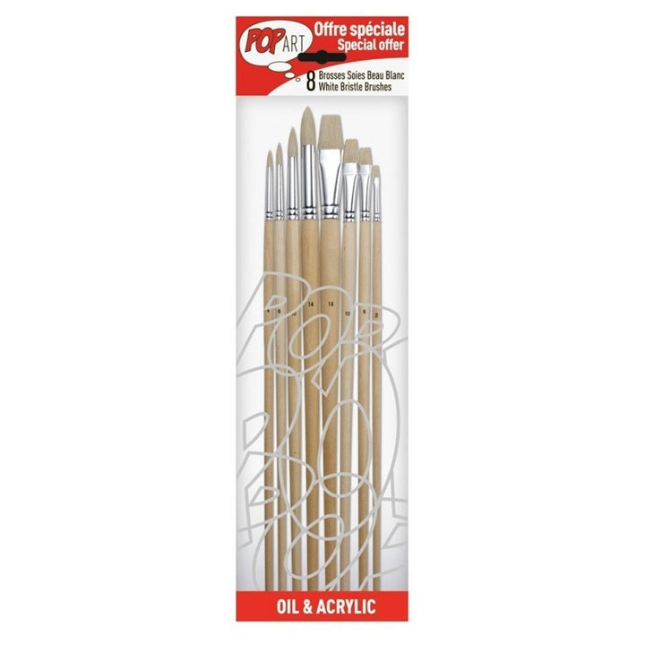 Slikarski čopiči Pebeo / set 8 kosov [950150]