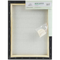 Slikarsko platno na okvirju Phoenix, črno, 260 g/m² | 20 x 30–50 x 70 cm