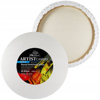 Slikarsko platno na okvirju Phoenix, okroglo, 350 g/m² | premeri 15–105 cm (osnovna velikost 20 cm)