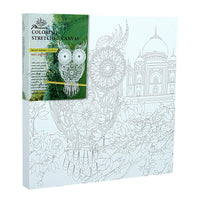 Slikarsko platno s potiskom Mandala – sova Phoenix 30x30 cm