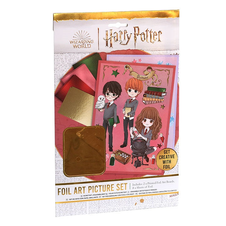 Slike Harry Potter z zlato folijo - ustvarjalni komplet