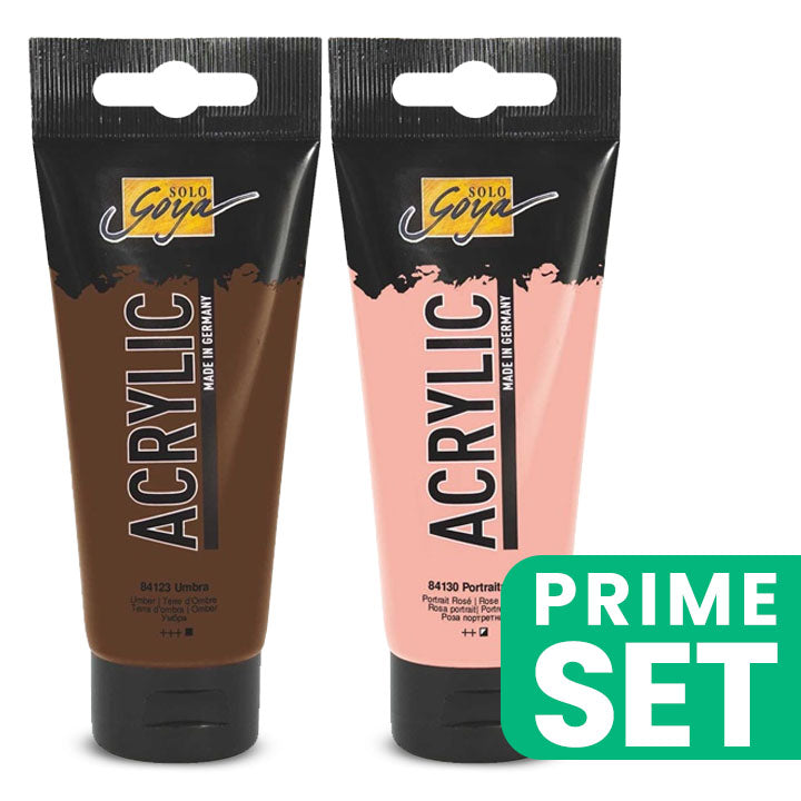 Solo Goya Set akrilnih barv 2x100 ml - kožna barva Duo