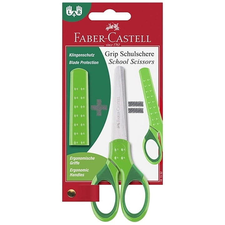Šolske škarje Faber-Castell Grip