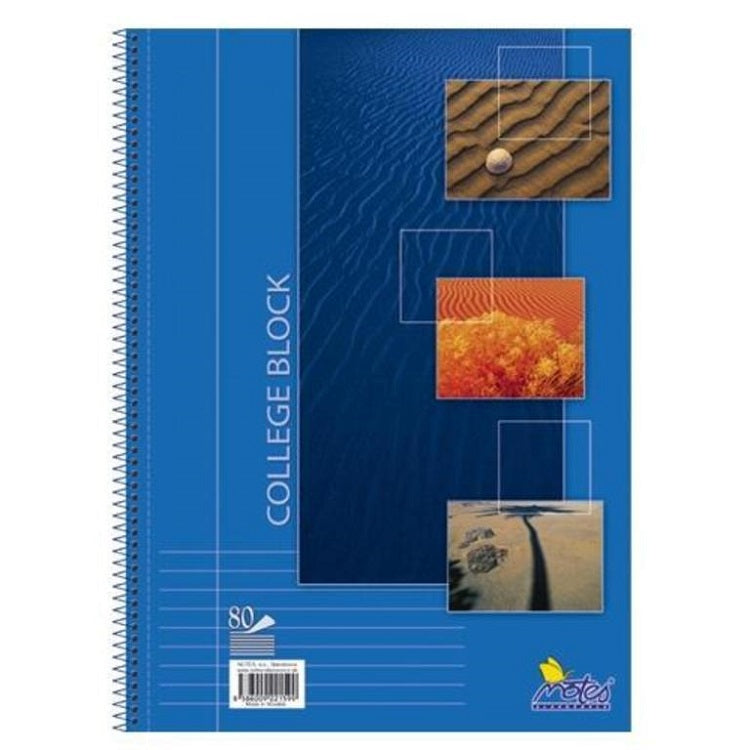 Šolski zvezek - črtast College block 80 listov | izberite format – pogled 2