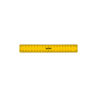 Ravnilo Spoko, 20 cm, mešane barve