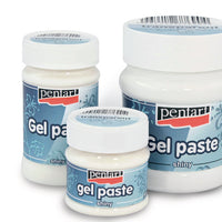 Strukturna gel pasta svetlikajoča | različne količine – pogled 2