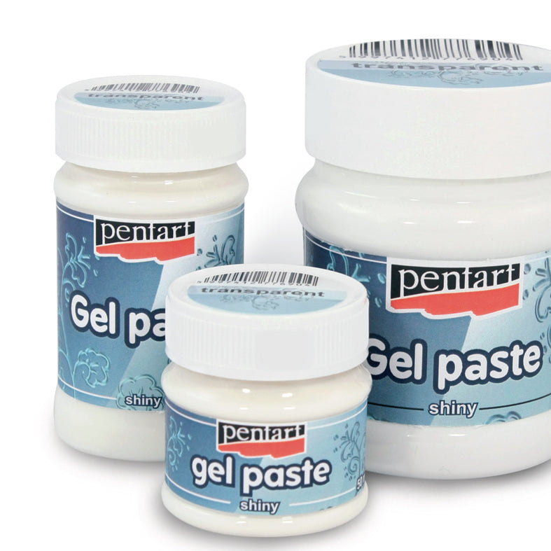 Strukturna gel pasta svetlikajoča | različne količine – pogled 3