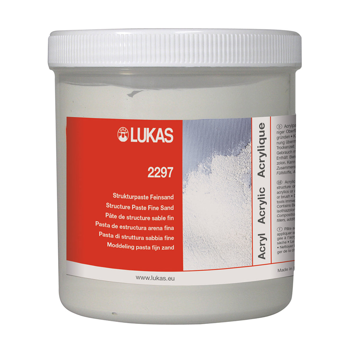 Strukturna pasta LUKAS Fini pesek 125 250 ml