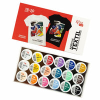 STYLE ROSA TALENT Set akrilnih barv za tekstil – pogled 2