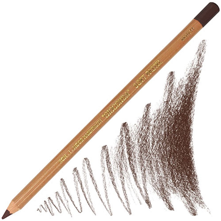 Suhi pastel v svinčniku KOH-I-NOOR – Caput Mortuum