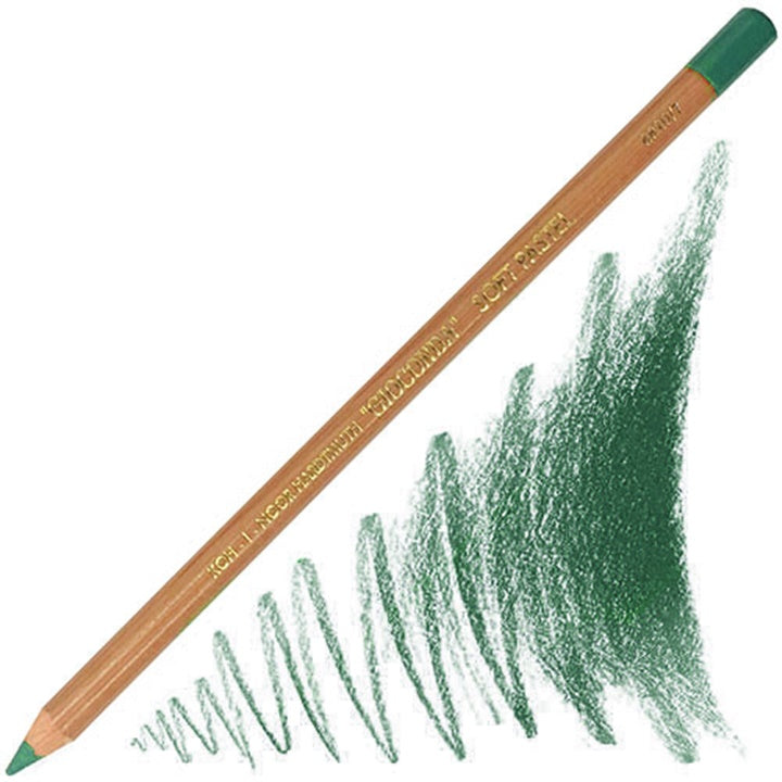 Suhi pastel v svinčniku KOH-I-NOOR – temnozelena