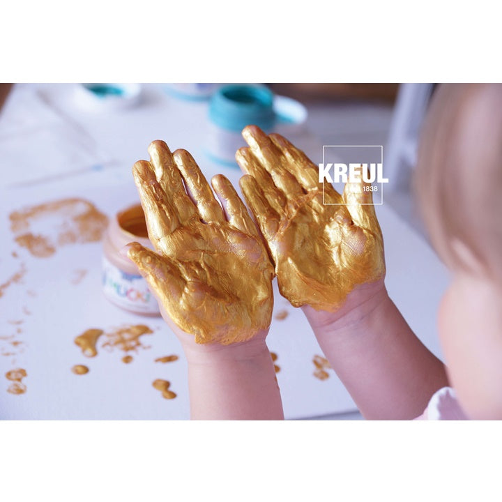 Svetleče otroške prstne barve MUCKI / komplet 6 x 150 ml – pogled 4