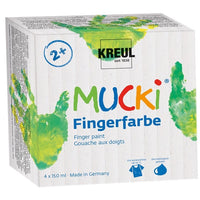 Svetleče prstne barve MUCKI - KREUL / komplet 4 x 150 ml