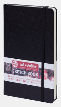 Skicirni blok ROYAL TALENS Art Creation Black 13 x 21 cm, 140 g, 90 listov, trda vezava