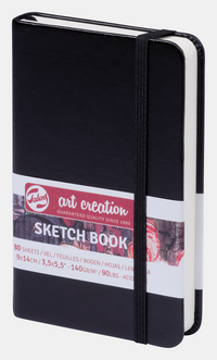 Skicirni blok ROYAL TALENS Art Creation Black 9 x 14 cm, 140 g, 90 listov