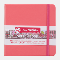 Skicirka Talens Art Creation Coral 12 x 12 cm, 140 g, 80 listov, trda vezava