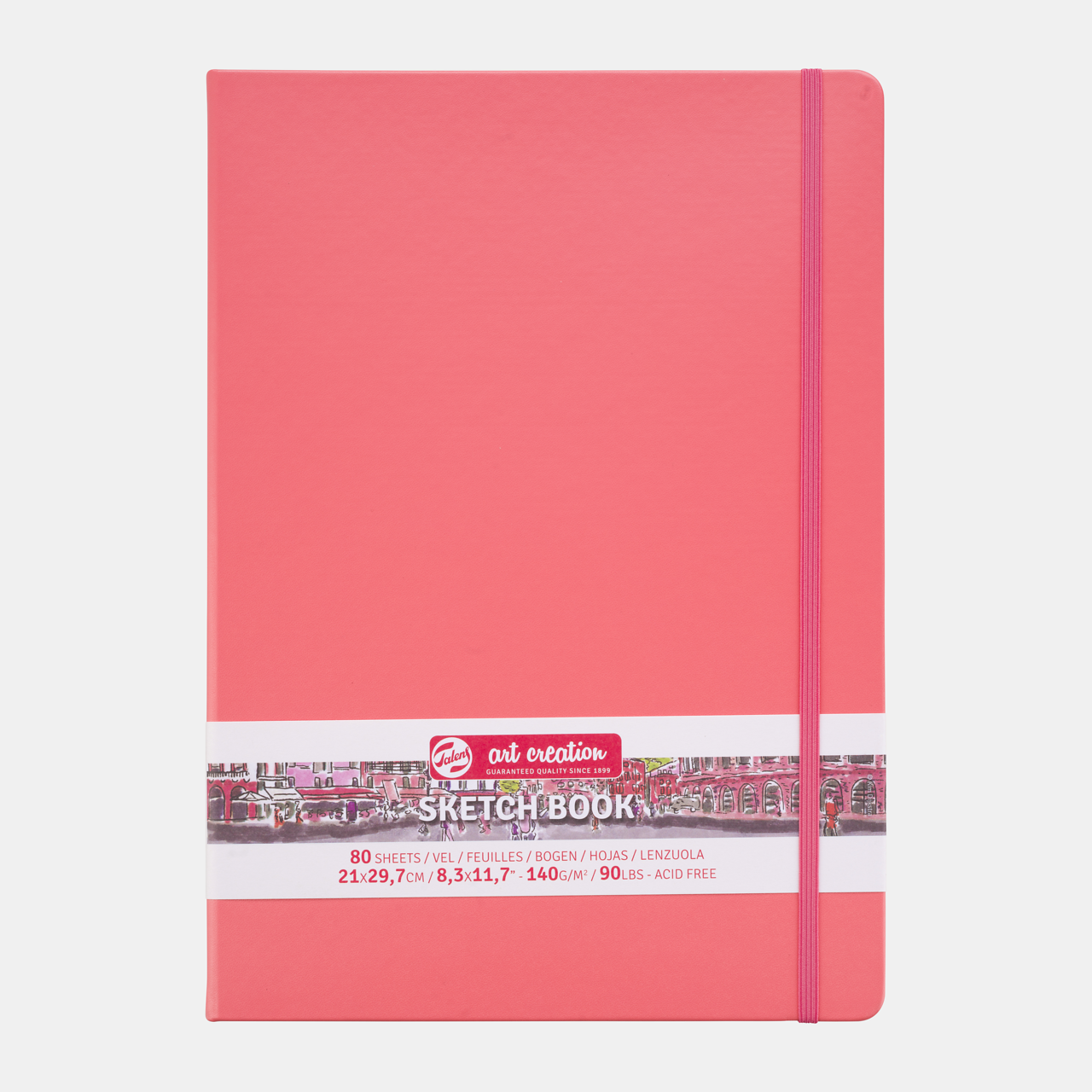 Črtalni blok ROYAL TALENS Art Creation Coral 21 x 30 cm 140 g 80 listov trda vezava