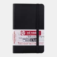 Skicirka ROYAL TALENS Talens Art Creation DOT Black 9 x 14 cm, 80 listov