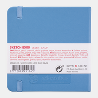 Skicirka Talens Art Creation Light Blue 12 x 12 cm, 140 g, 80 listov