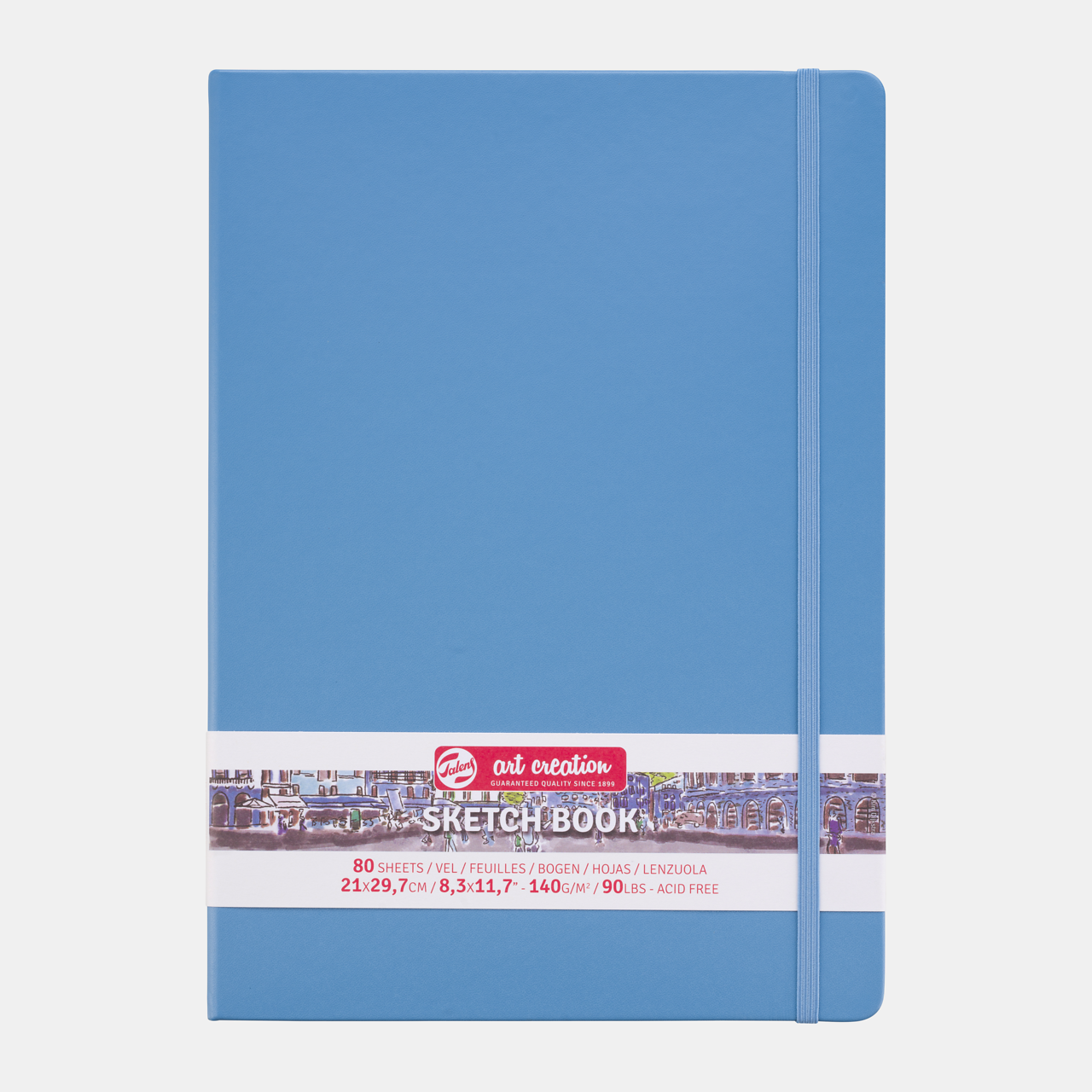 Skicirni blok Talens Art Creation Light Blue 21 x 30 cm, 140 g, 80 listov