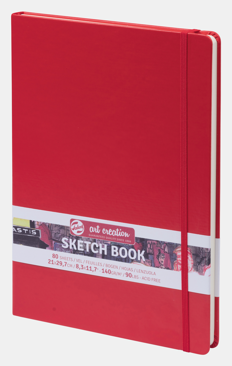 Skicirka ROYAL TALENS Art Creation Red 21 x 29,7 cm 140 g 80 listov trda vezava