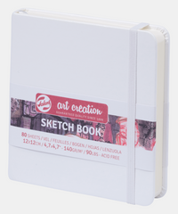 Skicirka ROYAL TALENS Art Creation bela 12 x 12 cm, 140 g/m², 80 listov, trda vezava