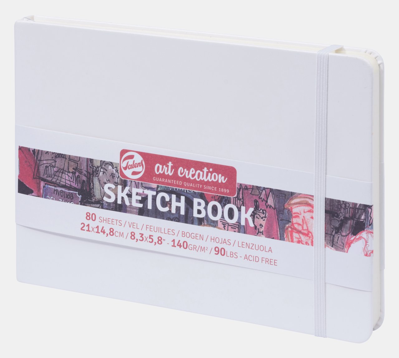 Skicirni blok ROYAL TALENS Art Creation White 15 x 21 cm, 140 g, 80 listov