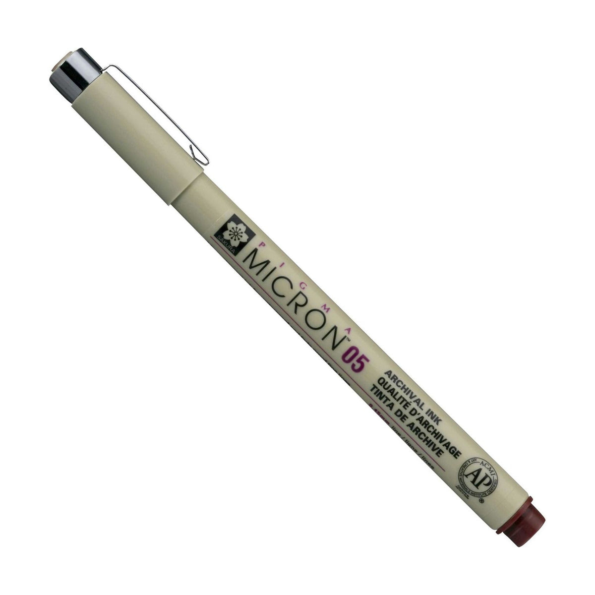 Tehnično pero SAKURA Pigma Micron bordo 0,45–0,50 mm