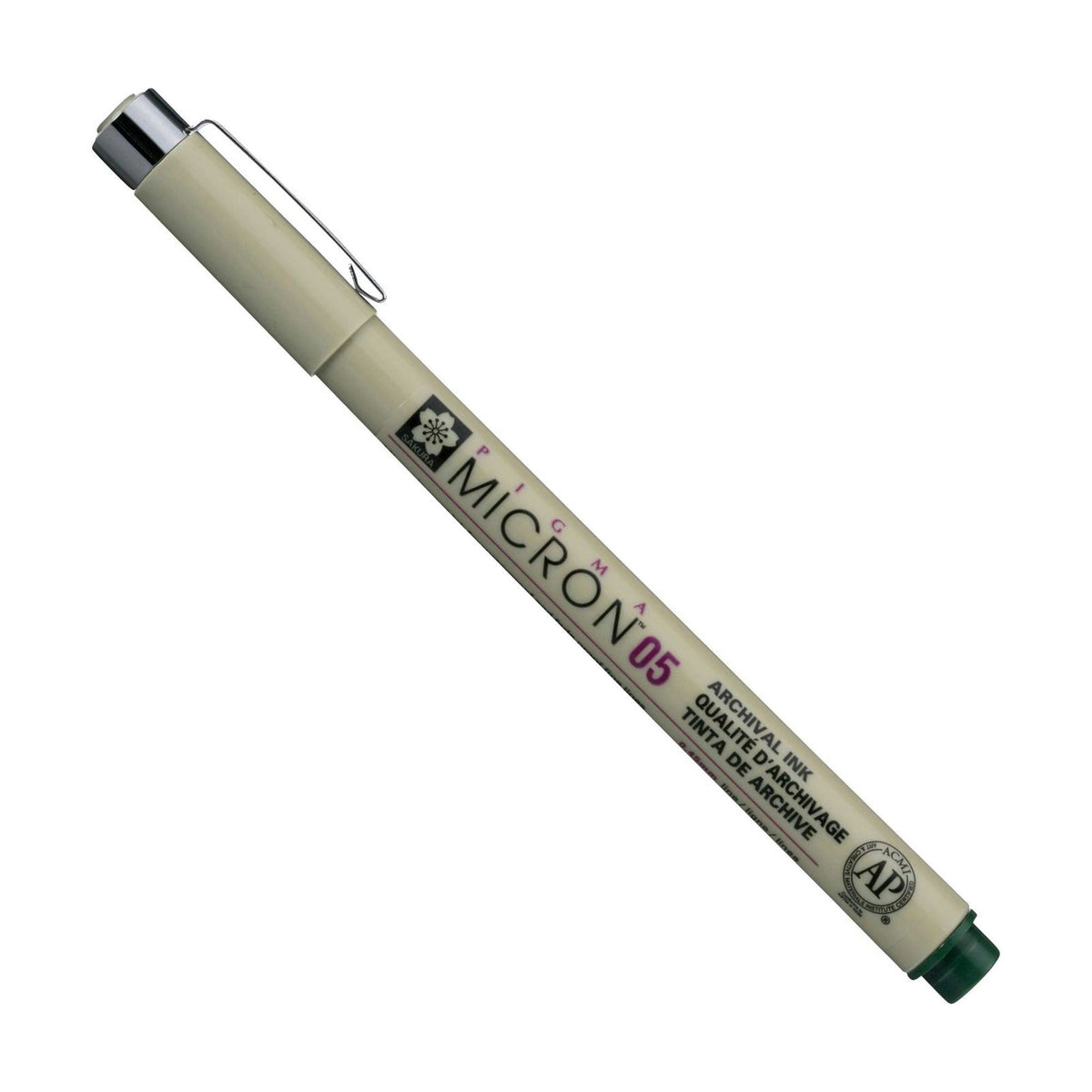 Tehnično pero SAKURA Pigma Micron lovsko zelena 0,45 – 0,50 mm