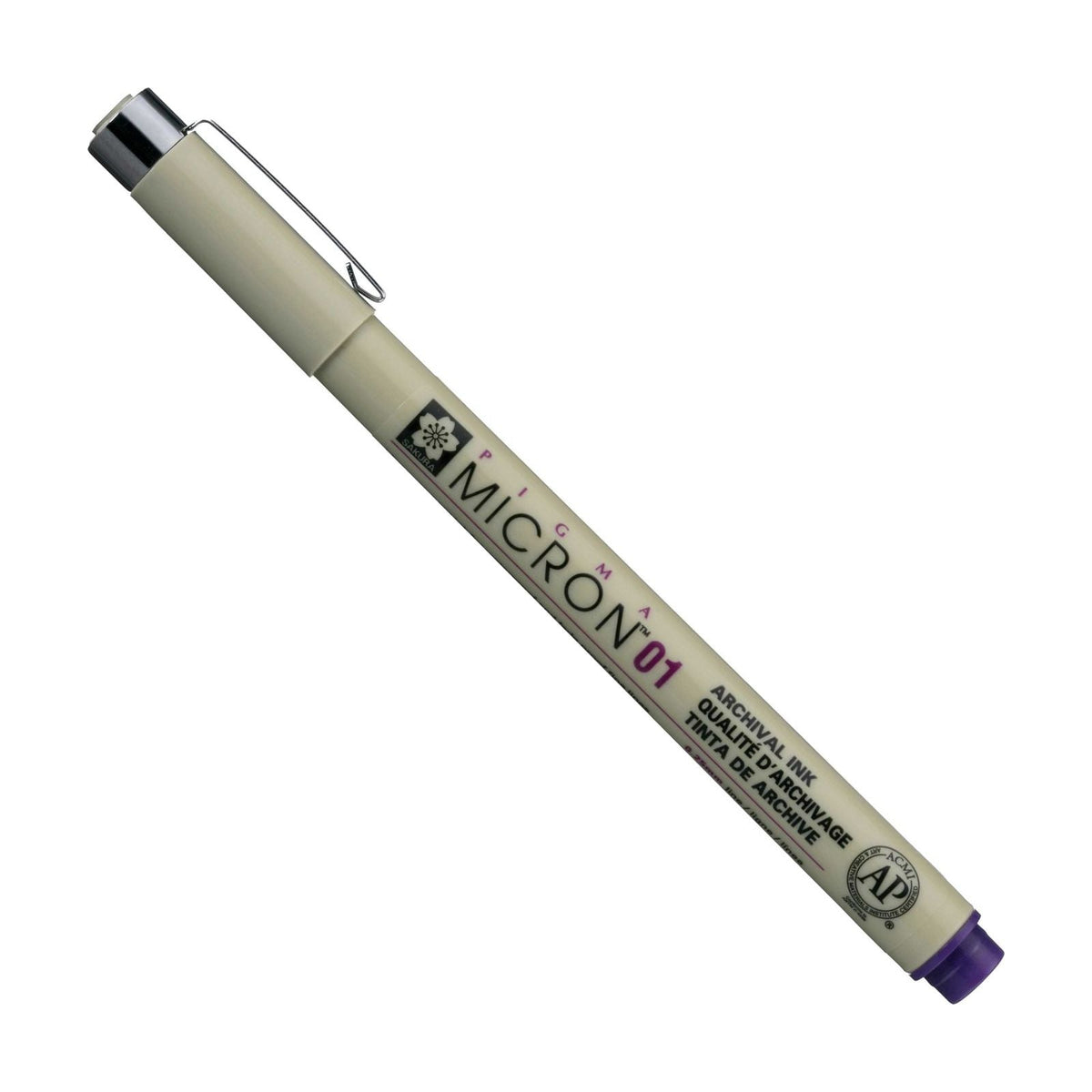 Tehnično pero SAKURA Pigma Micron vijolično 0,20 – 0,50 mm
