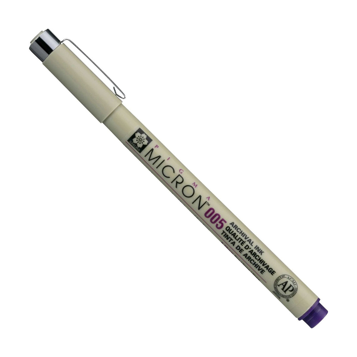 Tehnično pero SAKURA Pigma Micron vijolično 0,20 – 0,50 mm