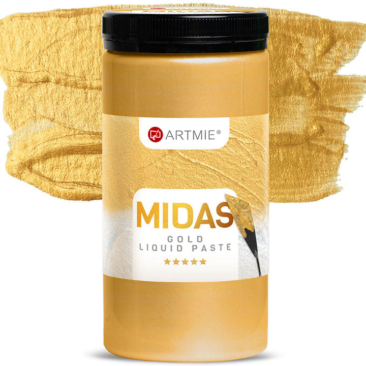 Tekoča kovinska pasta ARTMIE MIDAS gold | različni obsegi – pogled 4