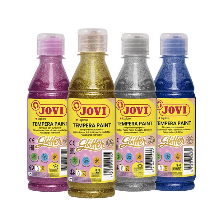 Tekoča tempera barva z bleščicami JOVI 250 ml | različne barve