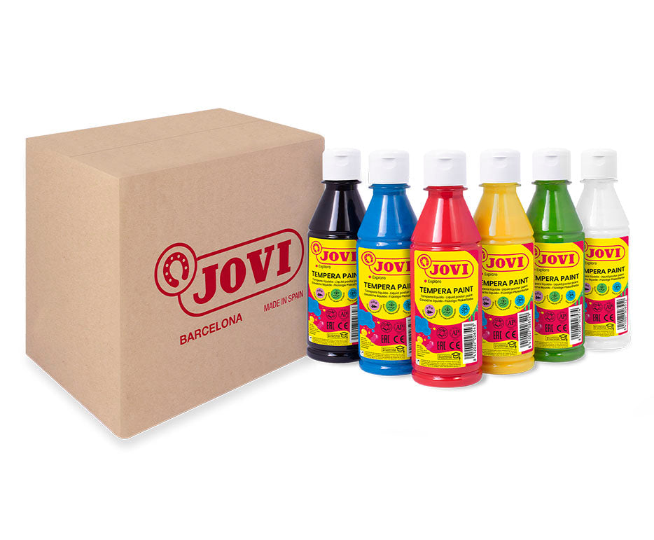 Tekoča tempera JOVI Premium set 6 x 250 ml – različica A