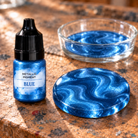 Tekoči kovinski pigment za smolo 5 ml – modra (Blue)