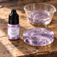 Tekoči kovinski pigment za smolo 5 ml – prelivajoča vijolična (Colorful Purple)