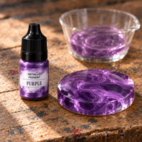 Tekoči kovinski pigment za smolo 5 ml – vijolična (Purple)
