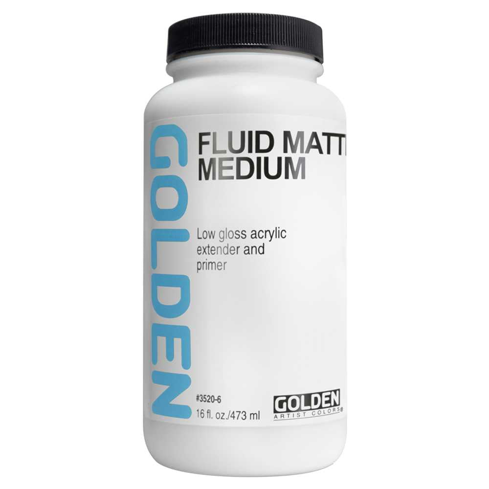 Tekoči mat akrilni medij GOLDEN Fluid Matte Medium