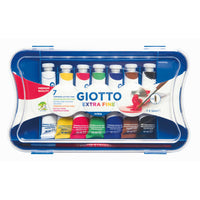 Temper barve GIOTTO Extra Fine v tubah s čopičem – 7 x