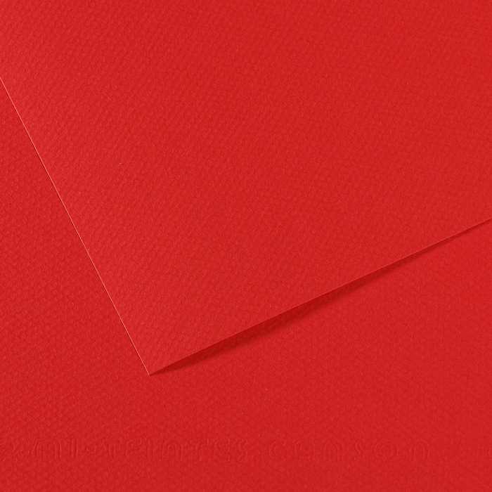 Toniran papir CANSON Mi-Teintes 50 x 65 cm – 160 g/m² – Svetlo rdeča 505