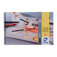 Toniran papir Van Gogh City Grey | različne velikosti – pogled 3