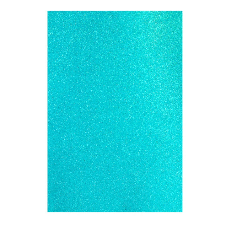 Dekorativna guma - Svetlikajoča - Samlepilna - 20x30 cm – turquoise-blue