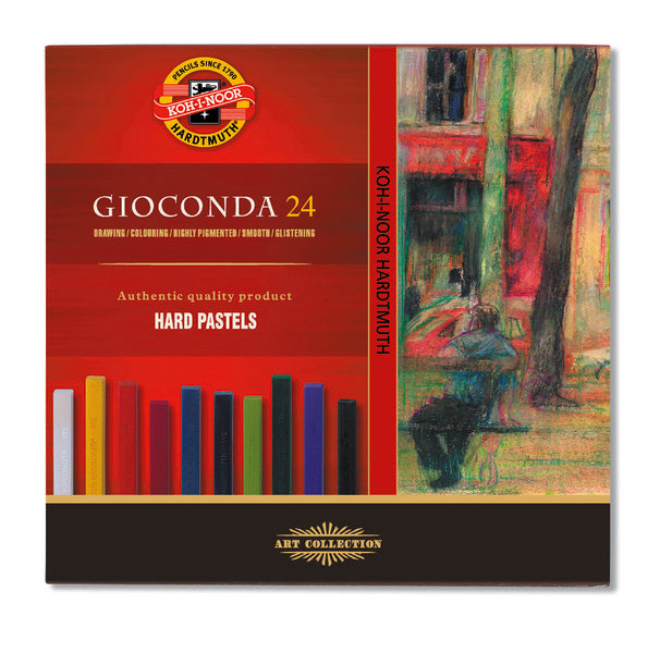 Trdi oljni pasteli GIOCONDA / 24-delni set