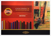 Trdi oljni pasteli GIOCONDA / 36-delni set