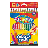 Trikotne barvice JUMBO Colorino 12 kosov